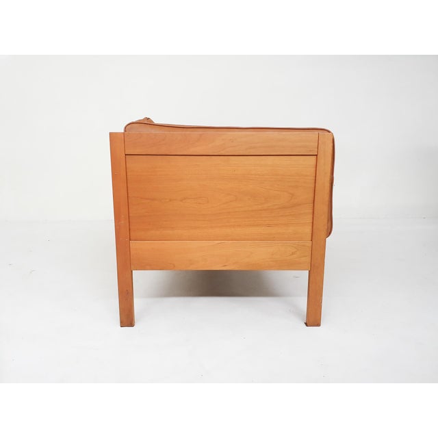 Brown Vintage 2343 Sofa in Cognac Leather by Børge Mogensen for Fredericia, Denmark, 1960s For Sale - Image 8 of 16