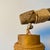 Reclaimed Ox Yoke & Rattan Sculptural Table Lamp Plowman's Lantern For Sale - Image 9 of 11