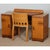 Brown Vintage English Wooden Desk, 1930s For Sale - Image 8 of 10