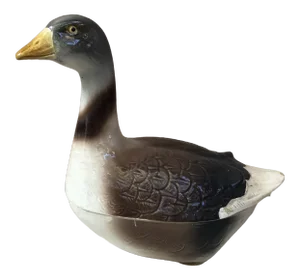 Goose1950s Country Brown Ceramic Goose Tureen