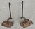 Late 19th Century Pair of Louis XV Style Antique Brass and Iron Andirons, Circa 1880s For Sale - Image 5 of 9