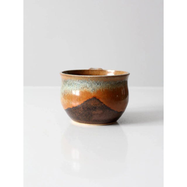 Vintage Studio Pottery Mug For Sale - Image 10 of 11