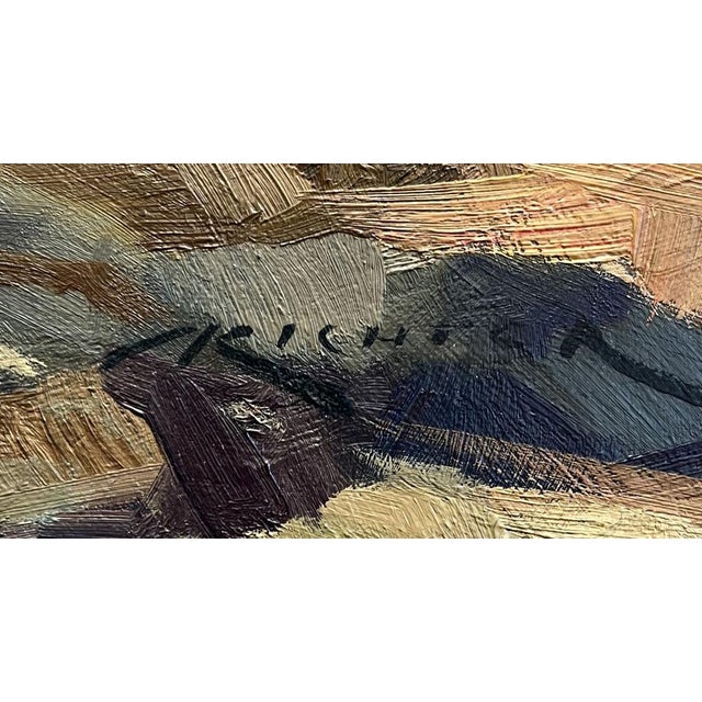 Alfred Richter, Positano, 1960, Oil Painting on Canvas, Framed For Sale - Image 7 of 10