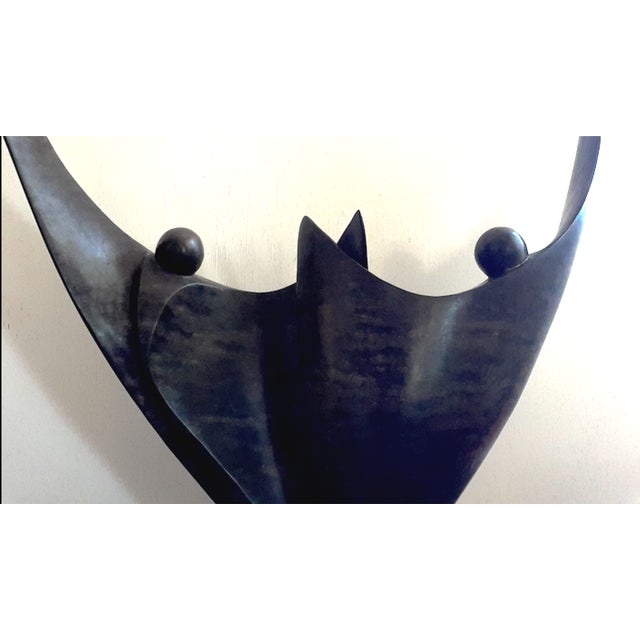 Brown Robert Holmes "Flower Dancer" Bronze Sculpture, 1988, Edition 2/12 For Sale - Image 8 of 8
