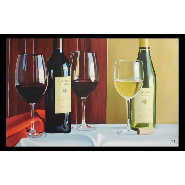"Best of Cakebread" small -framed Hand signed by the artist Original Limited Edition Giclée on Canvas Hand Signed and...