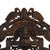 Wood Antique Italian Carved Walnut Figural Throne Chair With Red Leather Seat For Sale - Image 7 of 8