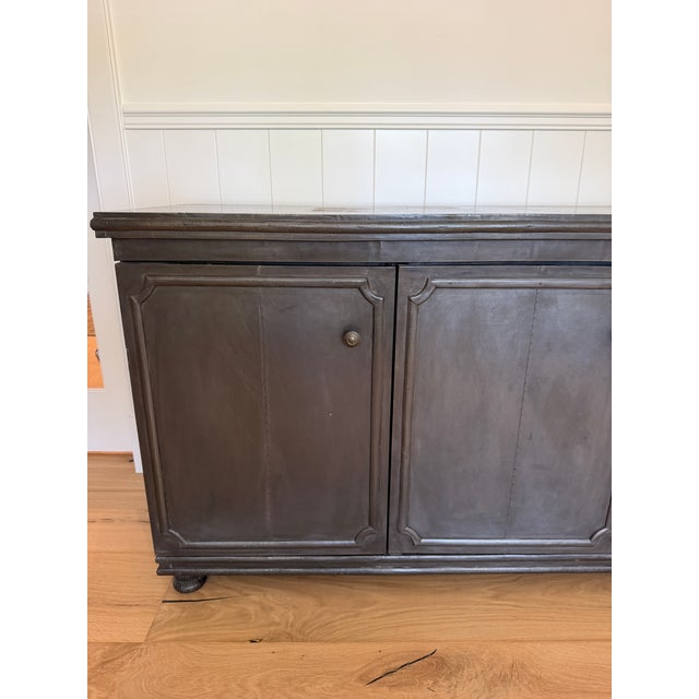 Industrial Made Goods Zinc Vincent Buffet, Attributed For Sale - Image 3 of 18