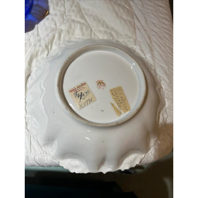 Antique Rs Prussia Decorative Floral Porcelain Bowl For Sale - Image 12 of 12