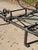 Metal Attributed to Paul Ferrante "Emilio" Giacometti Style Coffee Table in Hammered Wrought Iron For Sale - Image 7 of 9