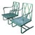 Vintage Sculptural Iron Springer Lounge Chairs - A Pair For Sale