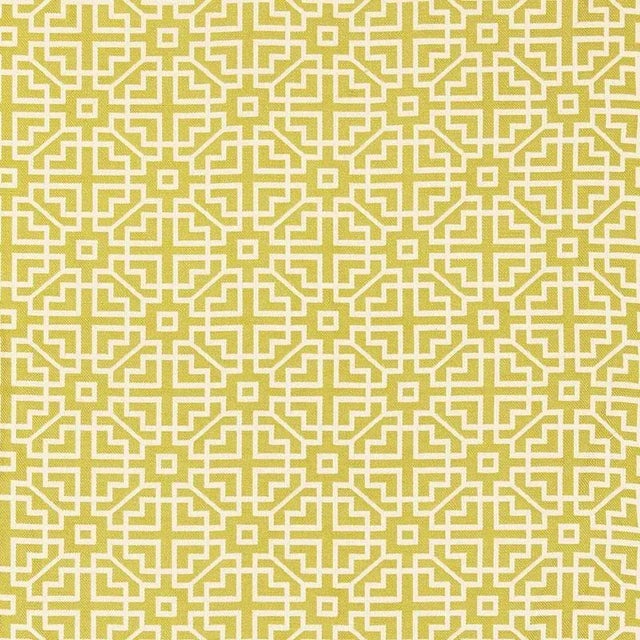 Sample - Schumacher Union Square Fabric in Citron For Sale
