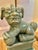Vintage Celadon Crackle Glaze Chinoiserie Foo Dog Lamps - A Pair For Sale In New Orleans - Image 6 of 15