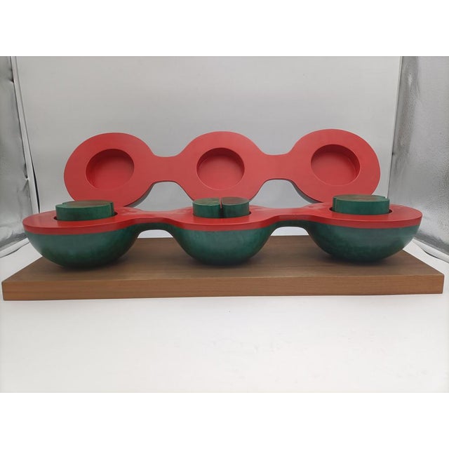 Brown G. Levy, Alefbet Sculpture, 1980, Wood & Parchment For Sale - Image 8 of 14