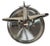 1930s Streamline Art Deco Airplane Chrome Drink Glass Top Side Table W/ Light Up Base For Sale - Image 10 of 10