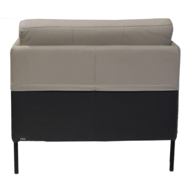 Early 21st Century Modloft Modern Leather Allen Lounge Chair For Sale - Image 5 of 9