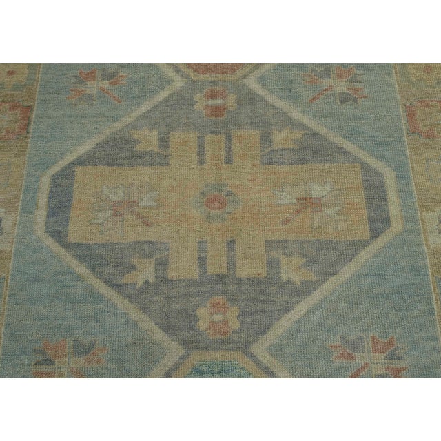 Turkish Oushak Rug 5' x 11'11" #18030 For Sale In Houston - Image 6 of 8
