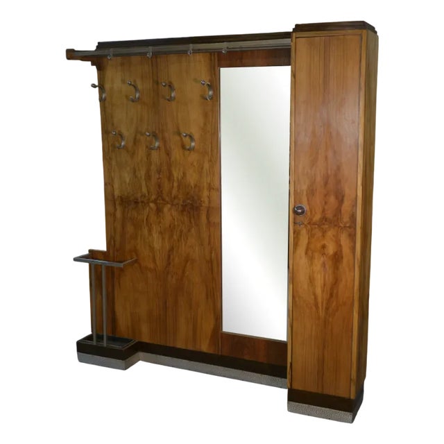 Large Art Deco Coat Rack 1930s For Sale