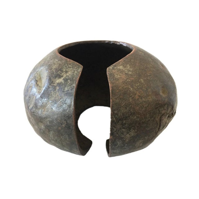 1940s Old African Lg Mbole Anklet Bracelet Trade Currency 8.25" Diameter For Sale - Image 5 of 9