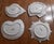 Fitz and Floyd Vintage MCM Fitz and Floyd Omnibus Sea Shells Nautical Appetizer Salad Plates-Set of 4 For Sale - Image 4 of 6