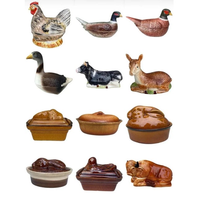 Canary Yellow Belgium Majolica Rat Smoke Set Wasmuel , Circa 1900 For Sale - Image 8 of 9