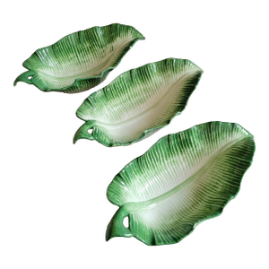 Vintage 1985 Fitz and Floyd Leaf Dishes - Set of 3