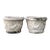 Vintage Cast Concrete Swag Planters - A Pair For Sale