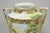 Art Nouveau Antique Nippon Hand Painted Porcelain Twin Handled Vase W/ Swan & Lake Scene For Sale - Image 3 of 16
