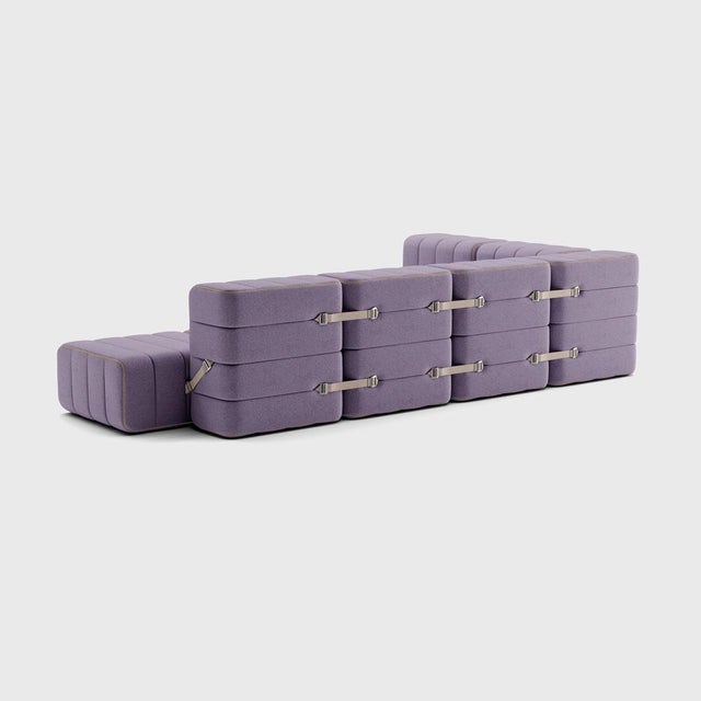 Contemporary Large Flexible Corner Sofa from Ambivalenz, Set of 12alte Grieb, Set of 12 For Sale - Image 3 of 5
