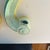 1940s American Chalk Paster Leaf Design Candle Wall Sconces a Pair For Sale - Image 4 of 11