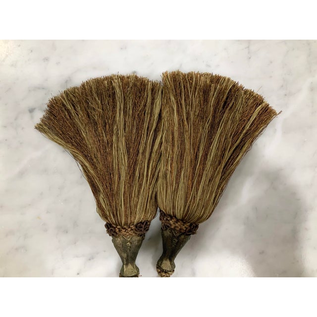 Bunny Williams Home Pair of Oversized Passementerie Silk Tassels With Antique Keys & Heavy Cast Tops - Grandmillennial, Palm Beach Regency, Traditional. See Pics! Set #2 For Sale - Image 4 of 7