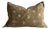 French Linen Lumbar- Jardin Bronze For Sale