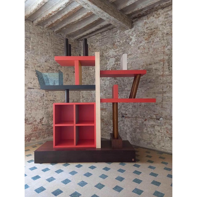 Liana Bookcase by Ettore Sottsass for Meccani Arredamenti, 1985 For Sale - Image 4 of 7