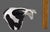 Black Italian Hand-Blown Art Glass Spotted Black & White Cow Paperweight Figurine For Sale - Image 8 of 10