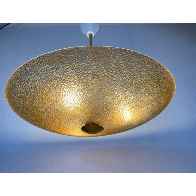 1960s Mid-Century Acrylic Glass Pendant Lamp Attributed to Boris Lacroix For Sale - Image 10 of 11