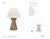 Chapman & Myers by Visual Comfort Signature Antigua 30" Table Lamp in Natural Abaca and Antique-Burnished Brass with Linen...