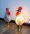1980s Vintage Rooster and Hen Lamps in Glass, 1980s, Set of 2 For Sale - Image 5 of 10