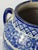 Blue 19th Century Moroccan Hand Painted Blue and White Ceramic Vase, 1890s For Sale - Image 8 of 12