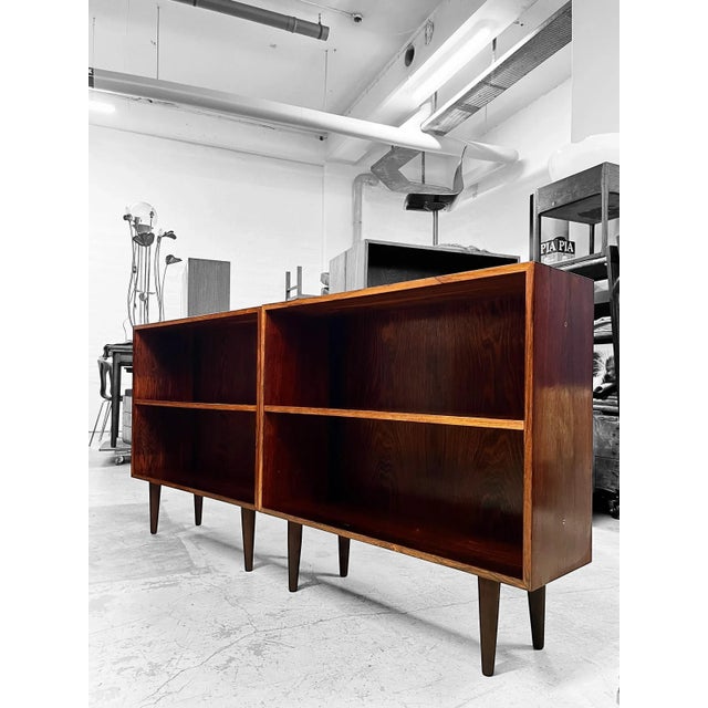 Mid-Century Danish Modern Bookcases in Rosewood from Hjørnebo, 1960s, Set of 2 For Sale - Image 9 of 9