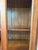 Vintage French Provincial Walnut Vitrine Cabinet With Black Chicken Wire For Sale In Charleston - Image 6 of 8