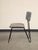 Gray Pair of Midcentury Modern Case Study Iron Chairs With Leather Seats For Sale - Image 8 of 10