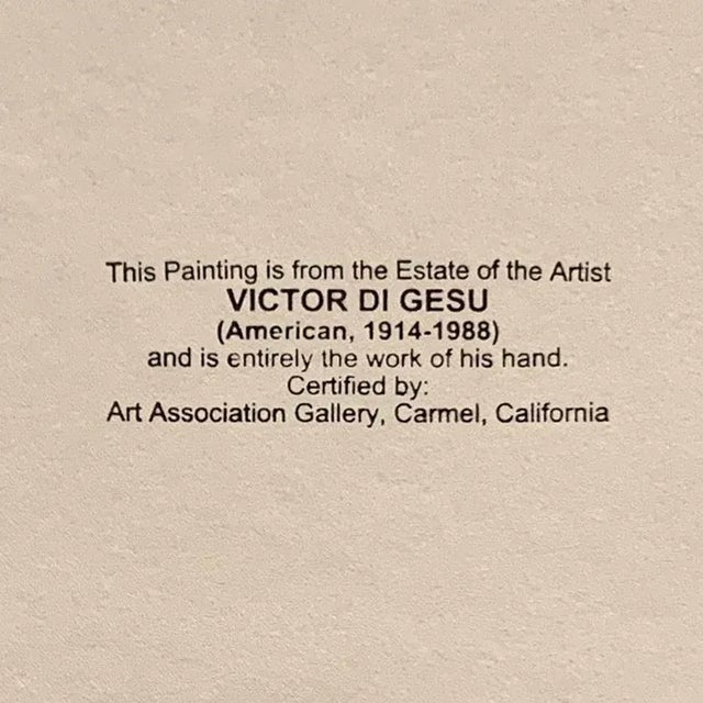 'Odalisque' by Victor Di Gesu, Paris, Louvre, Salon D'Automne, Académie Chaumière, Los Angeles County Museum of Art, San Francisco Museum of Art For Sale - Image 9 of 9