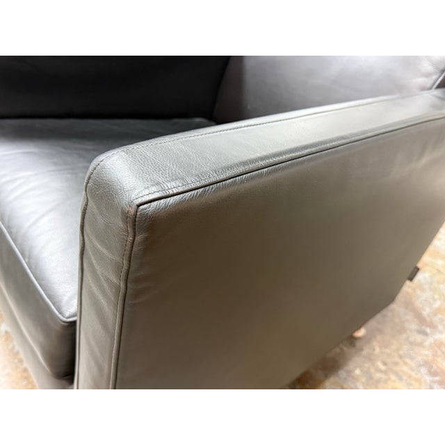Rodolfo Dordoni for Minotti Copenhagen Leather Armchairs, Pair For Sale - Image 9 of 12