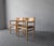 Clean, oversized pair of arm chairs by Vignelli. Simple, modern lines that allow for maximum versatiliy, use them in any...