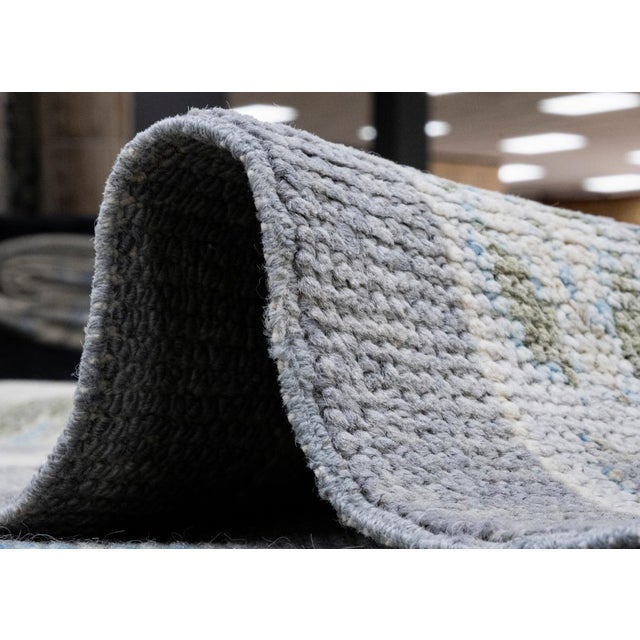 Blue Turkish Oushak Rug 12' x 15'10" For Sale - Image 8 of 8