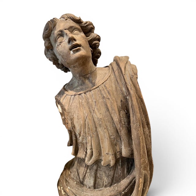 17th Century Belgian Linden Wood Statue of Mary Magdalene For Sale - Image 4 of 6