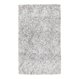 Pasargad Home Shaggy Silver Poly & Cotton Area Rug-10' 0" X 14' 0" For Sale