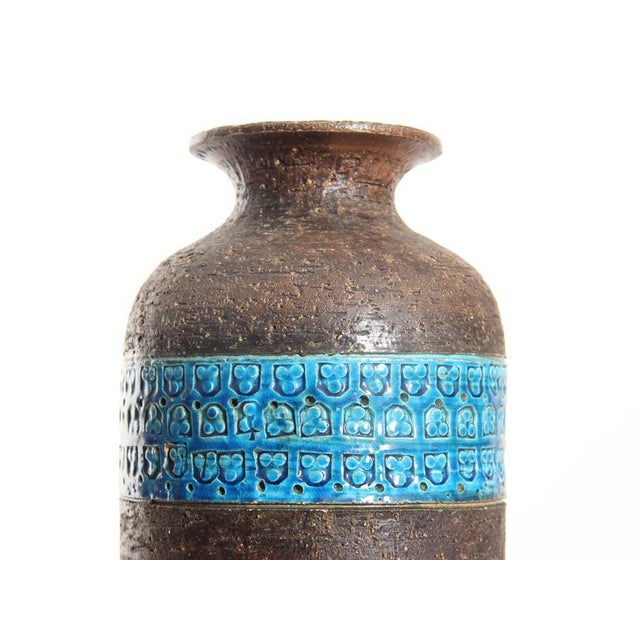 Large Italian Pottery Vase by Aldo Londi for Bitossi, 1970s For Sale - Image 3 of 7