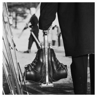 Slim Aarons, New England Skiing Essentials, Estate Stamped Photographic Print, 1955 / 2020s For Sale