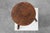 Brown Rustic Oak Wooden Tripod Stool, France, 1890s For Sale - Image 8 of 10
