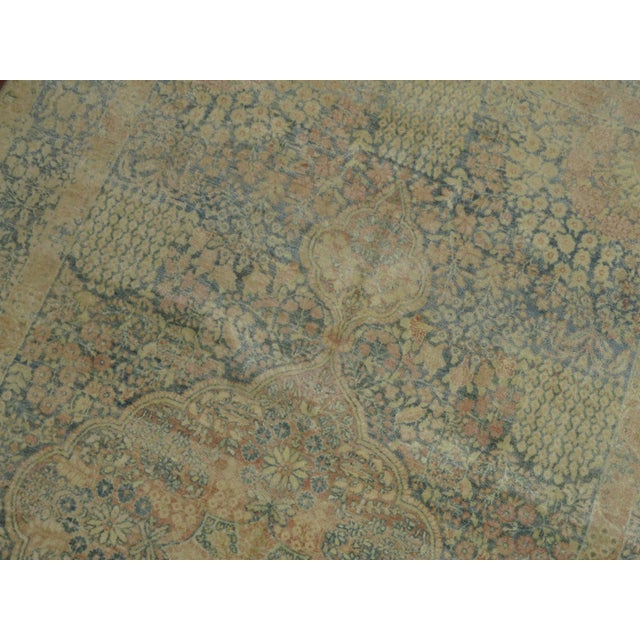 Early 20th Century Early 20th Century Persian Kerman Accent Rug - 4'6" x 7'10" For Sale - Image 5 of 7